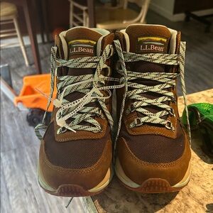 L.L. Bean Brown and Blue Women's Boots